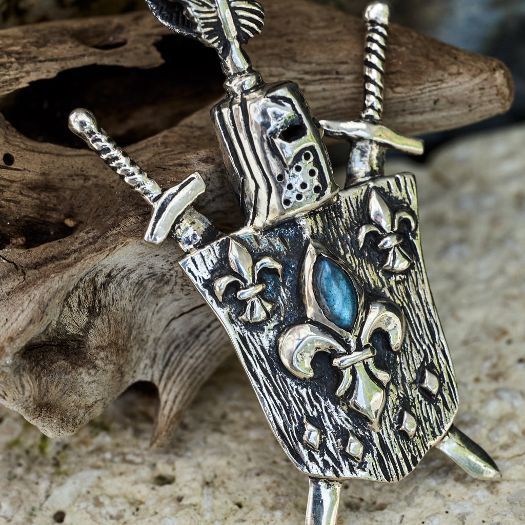 Silver pendant "Valor"