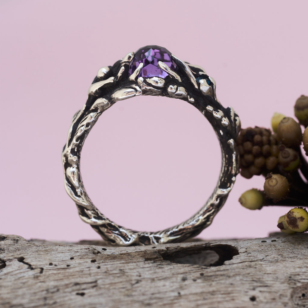 Amethyst Ring for women "Ione"