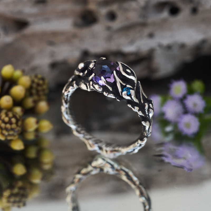 Amethyst Ring for women "Ione"