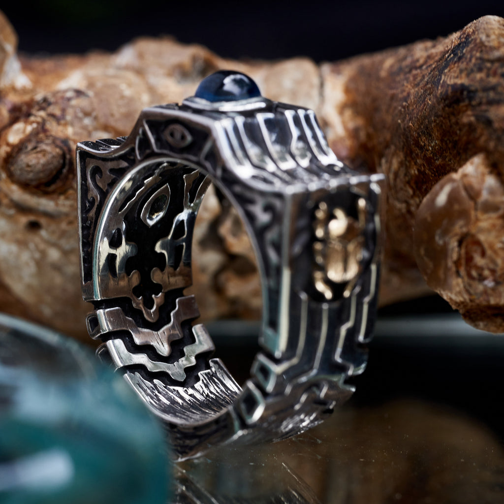 Men's Blue topaz “Gates”