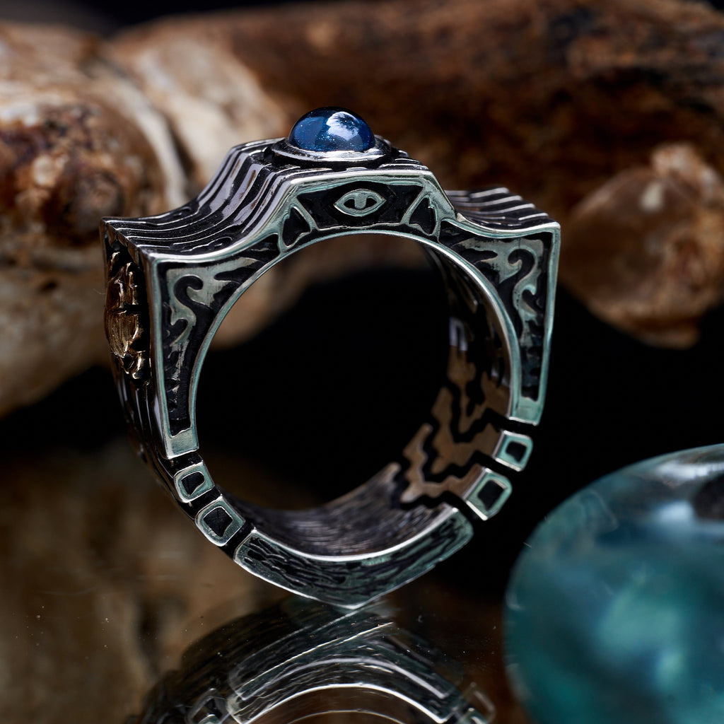 Men's Blue topaz “Gates”