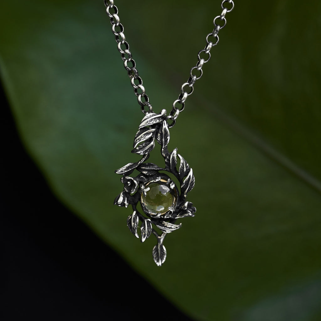 CITRINE PENDANT "LACE"