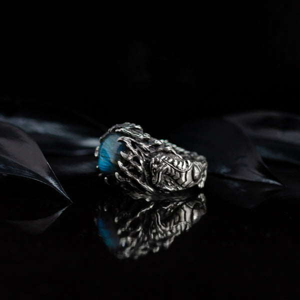 Dragon Labradorite Ring by BlackTreeLab