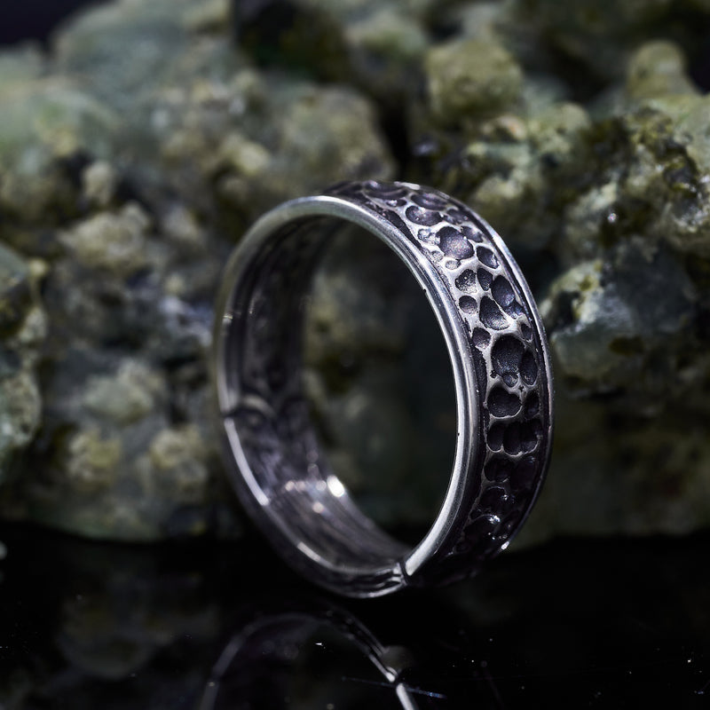 Sterling Silver Men’s wedding ring "Lilian"