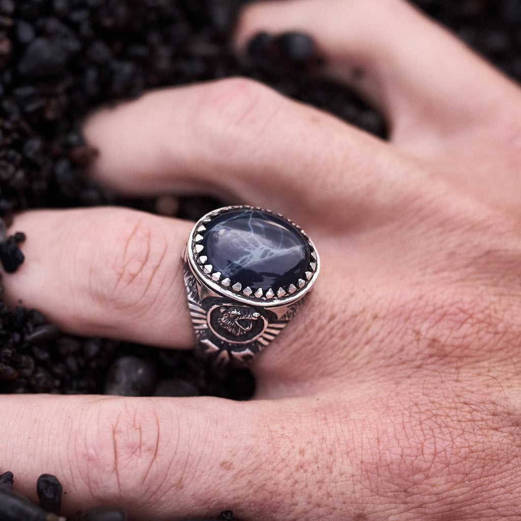 Jasper Bear ring by BlackTreeLab