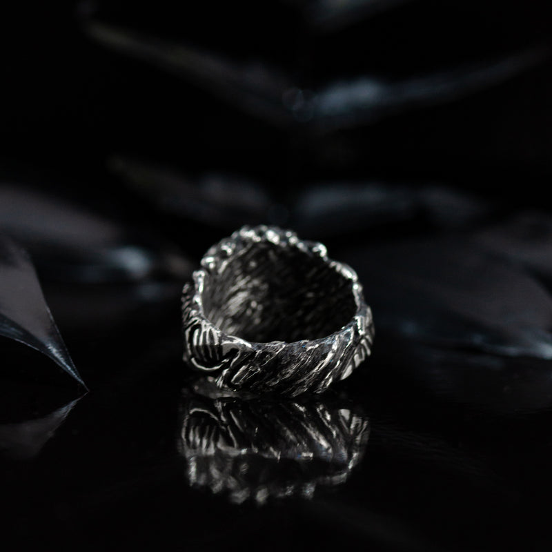 Dragon ring Sterling Silver by BlackTreeLab