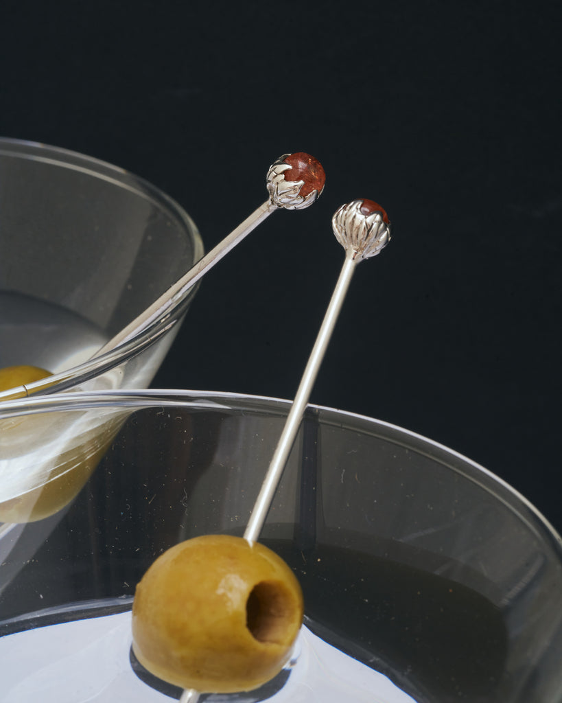 Gemstone Cocktail Sticks Skewers by BlackTreeLab