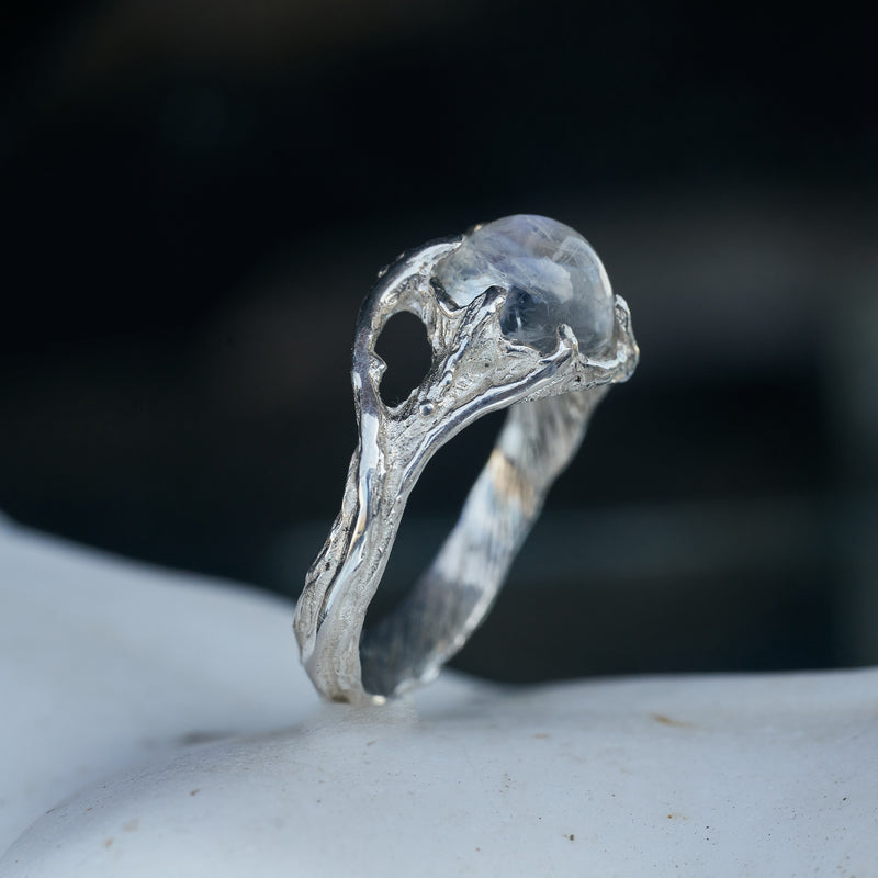 Moonstone engagement ring "Ariel"