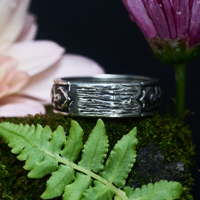 Couples Ring Set For Him and for Her Dusk BlackTreeLab