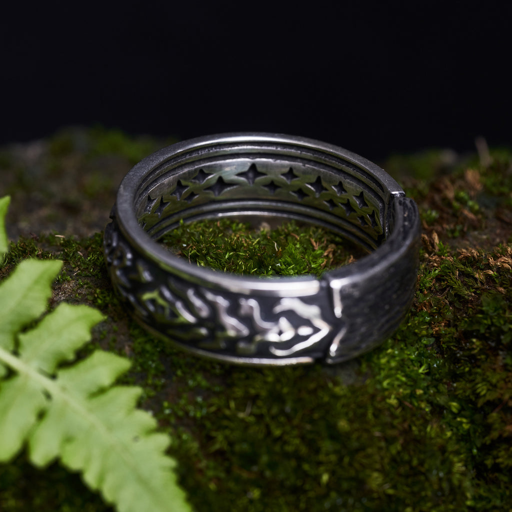 Mens Wedding Ring "Dusk"by BlackTreeLab