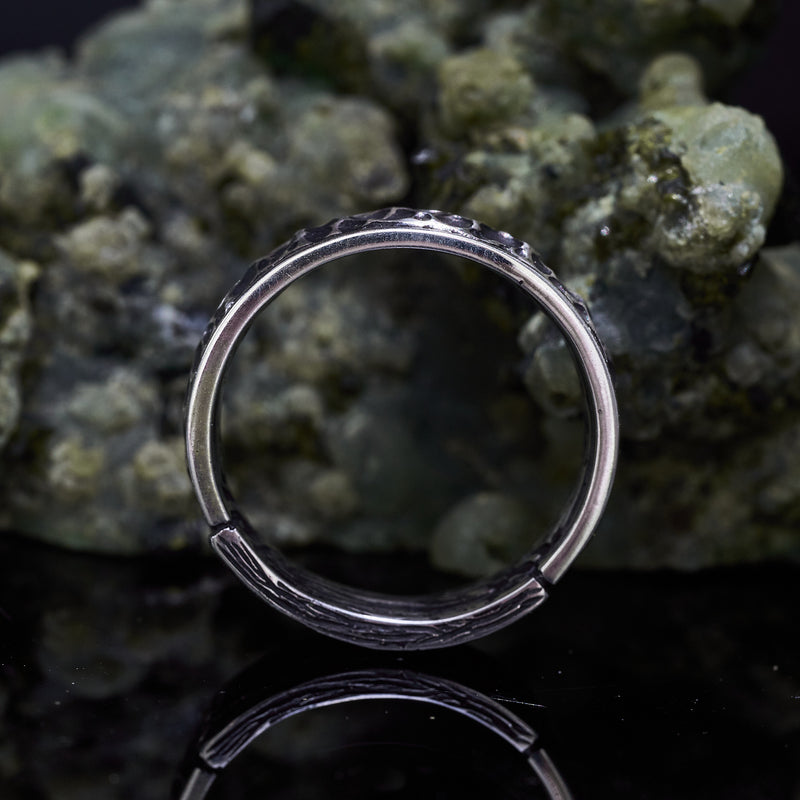 Sterling Silver Men’s wedding ring "Lilian"