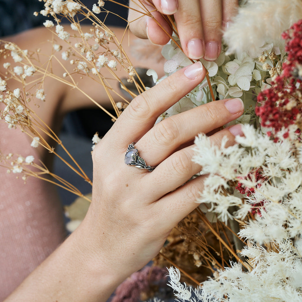 Rose Quartz ring