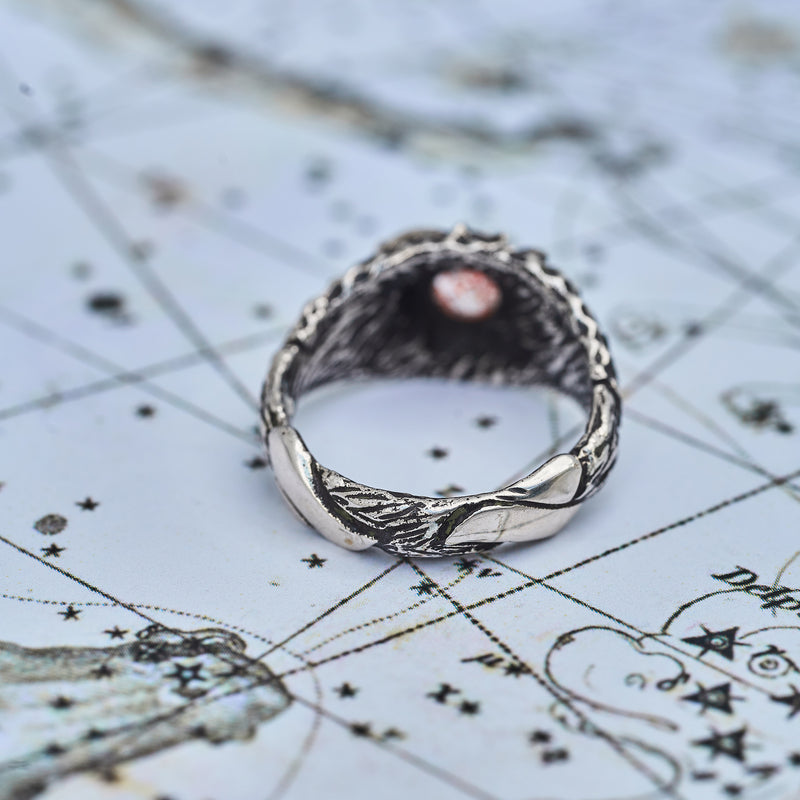 Celestial Sunstone ring "Skytale"