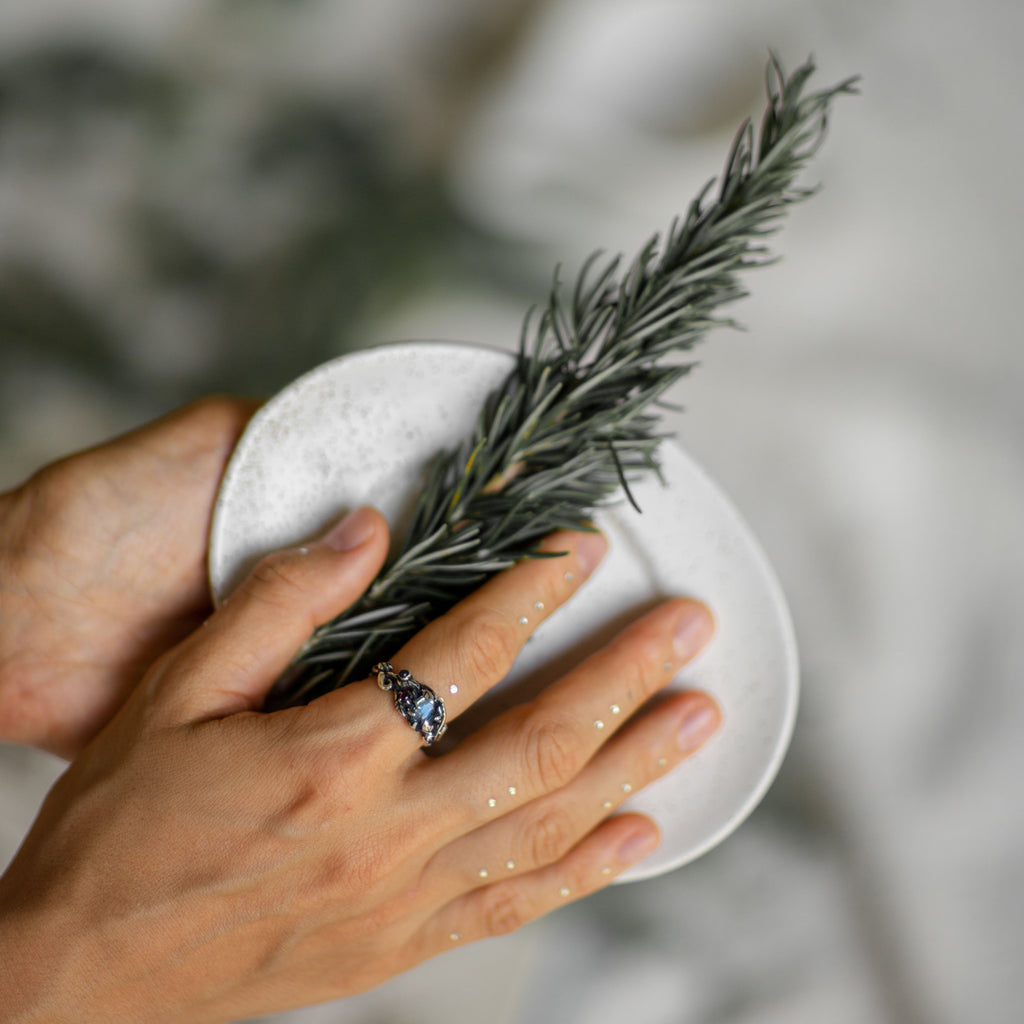 Swiss Blue Topaz ring