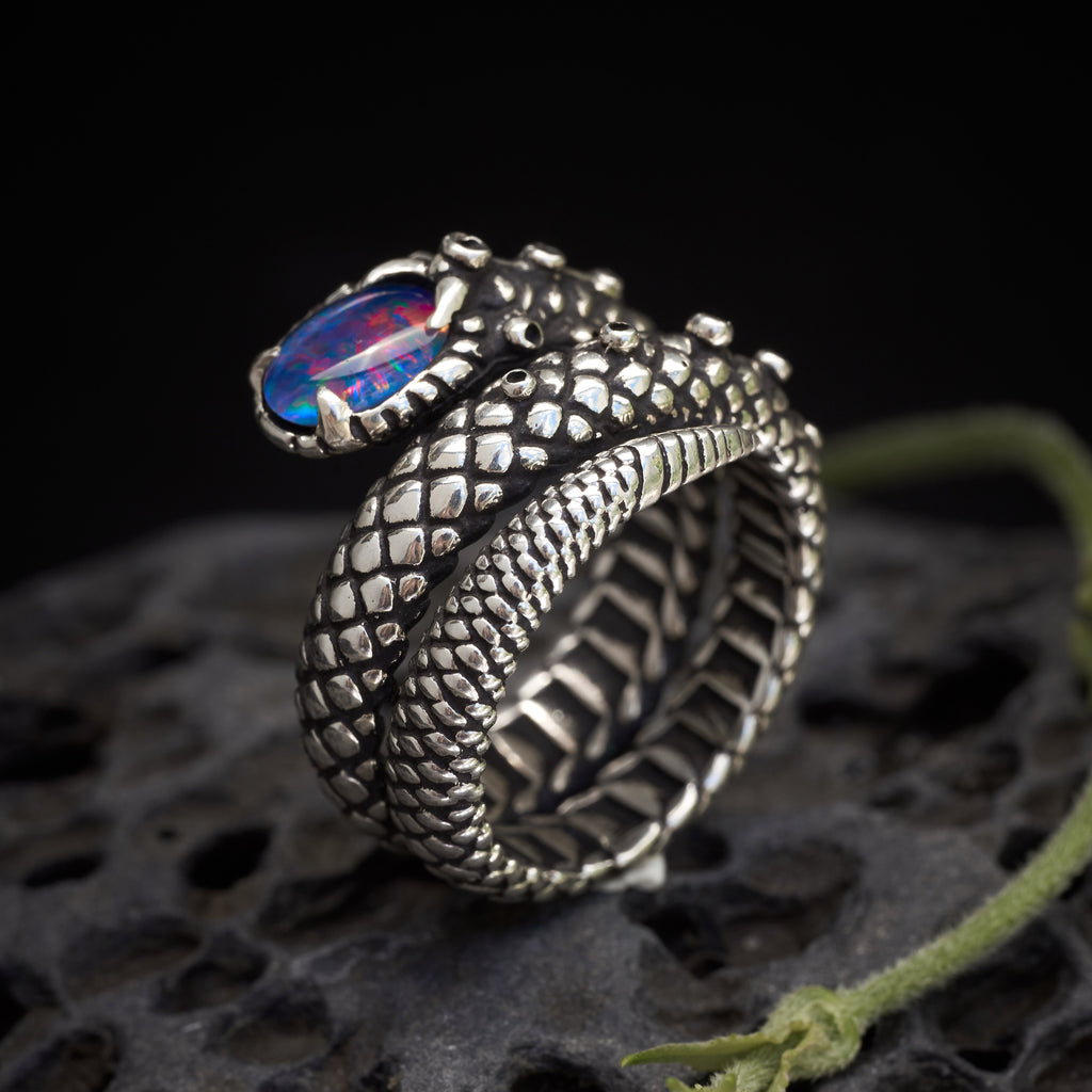 Snake Ring "Cosmosnake"