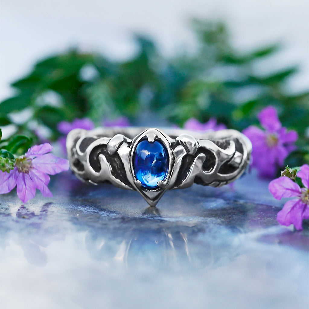 Kaynar Rings Kyanite Silver Ring