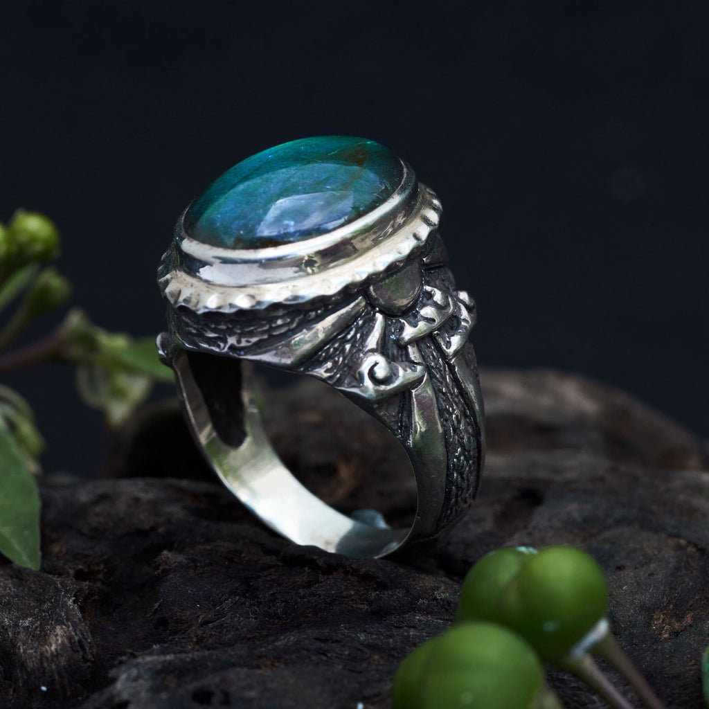 labradorite ring "Tibet"