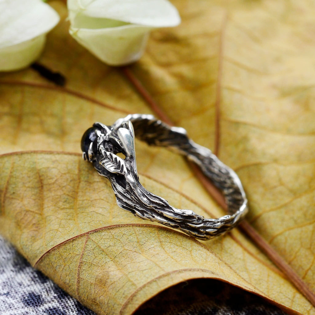 行列のできるレビュー商品、集めました。高評価アイテム Ring Engagement Iolite - Florence in Silver Sterling アクセサリー