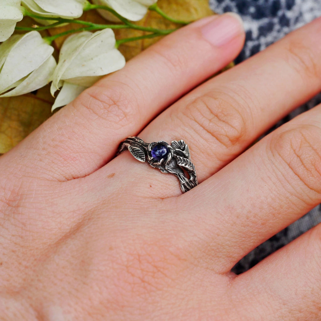 Lolite Engagement ring "Florence" - blacktreelab