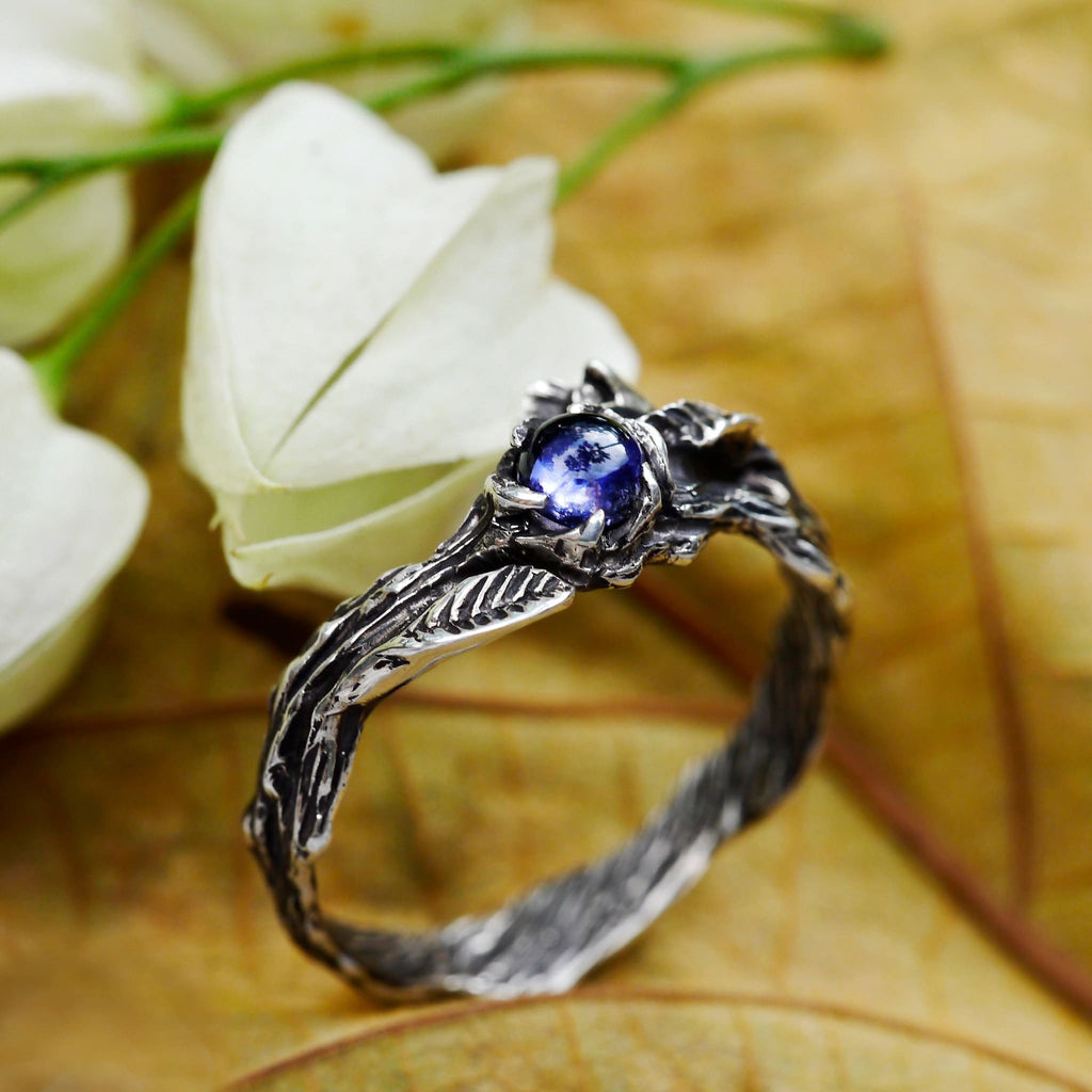 Lolite Engagement ring "Florence" - blacktreelab