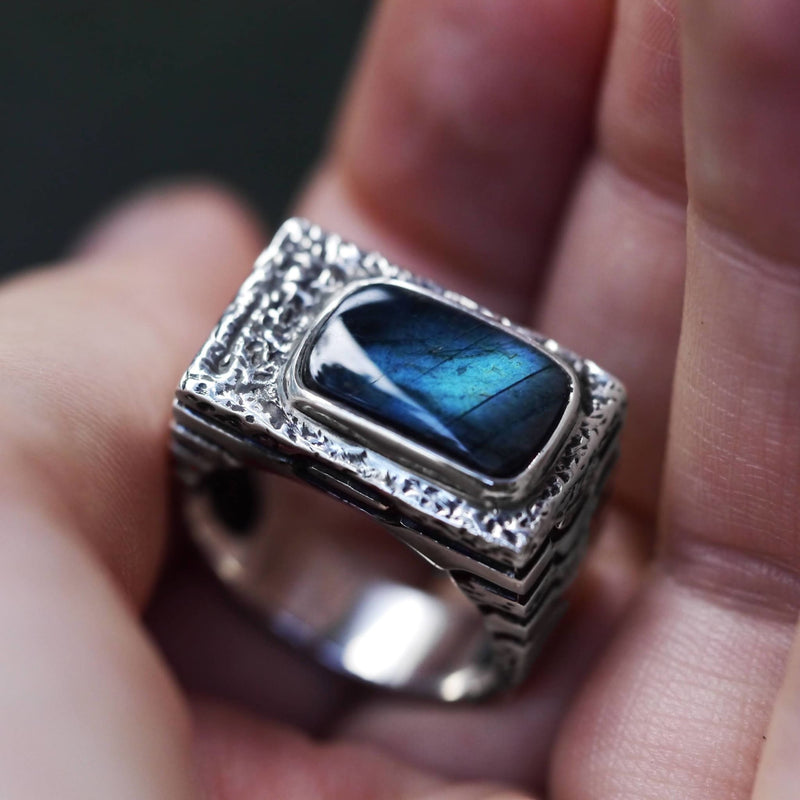 Labradorite Ring 925 Sterling Silver Ring, Statement Ring, Handmade Ring,  Prsonlised Ring, Natural Labradorite Gemstone Ring, Gift for Her - Etsy