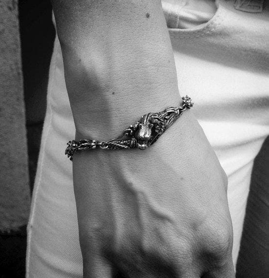 Sterling Silver Bracelet "Dragon" - blacktreelab