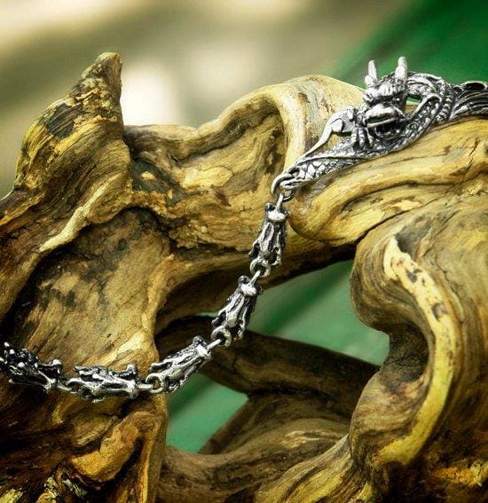 Sterling Silver Bracelet "Dragon" - blacktreelab