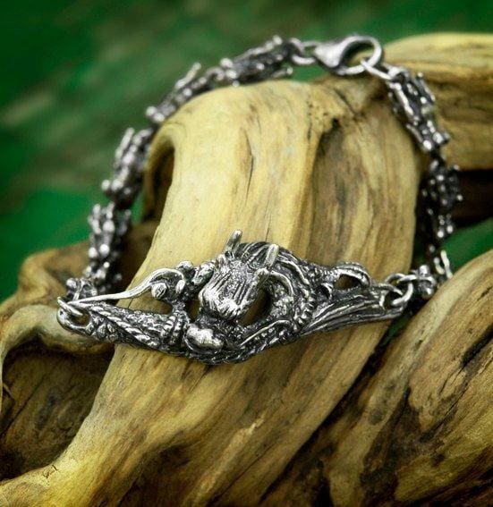 Sterling Silver Bracelet "Dragon" - blacktreelab
