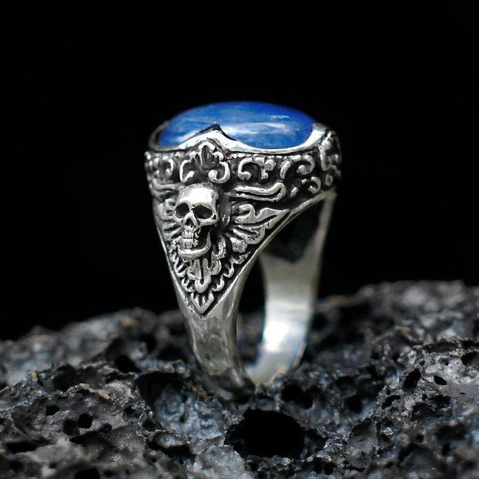 Sterling Silver Kyanite Ring "Elysium" - blacktreelab